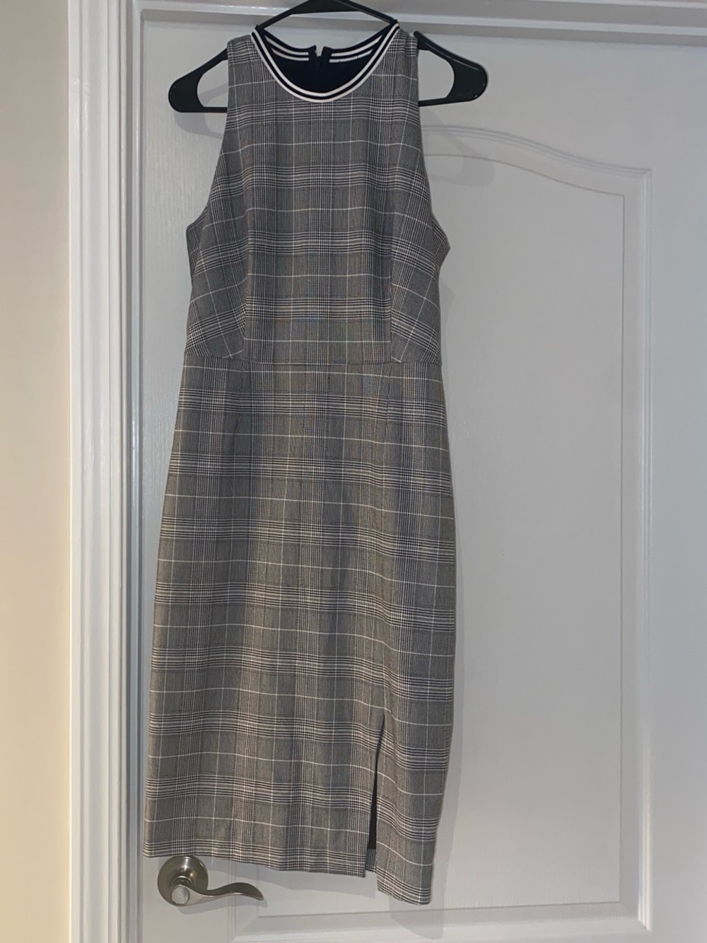 Banana Republic Plaid Sheath Dress Size 2 - Picture 5 of 12